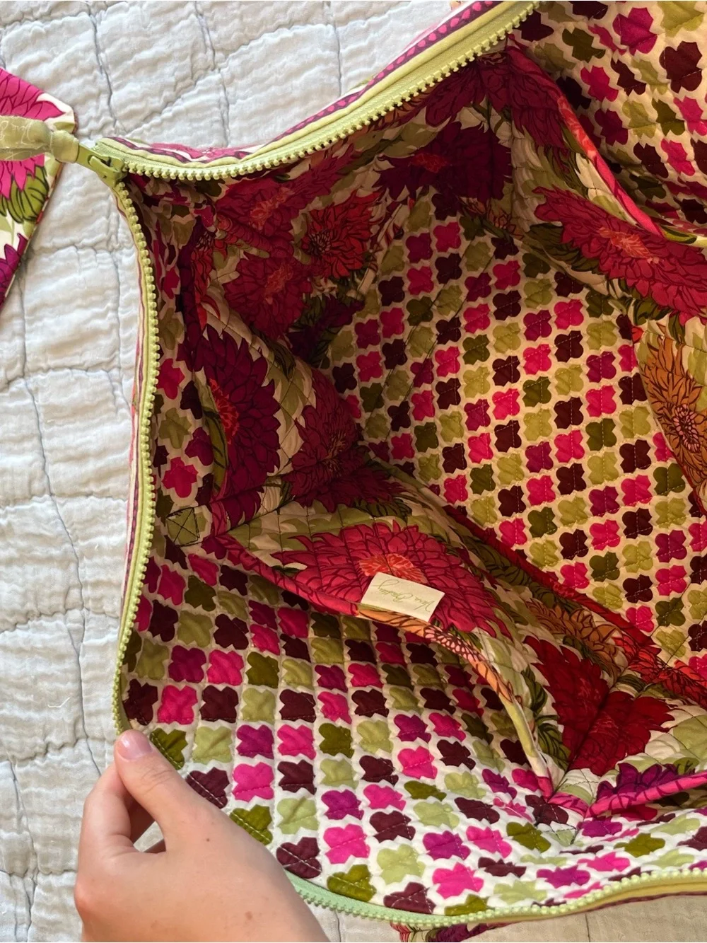 Vera Bradley Hello Dahlia Tote